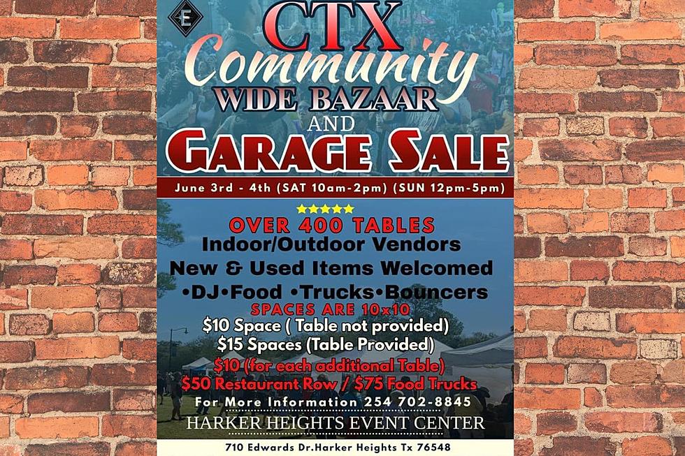 The CTX Community Wide Bazaar &#038; Garage Sale Is Back in Harker Heights, TX