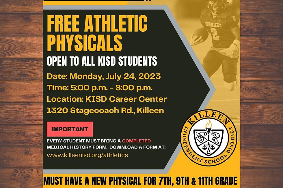 K.I.S.D  Will Be Conducting Free Athletic Physicals