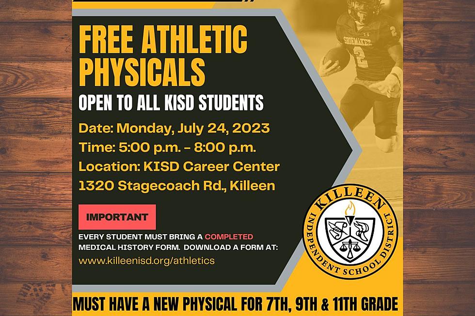 K.I.S.D Will Be Conducting Free Athletic Physicals