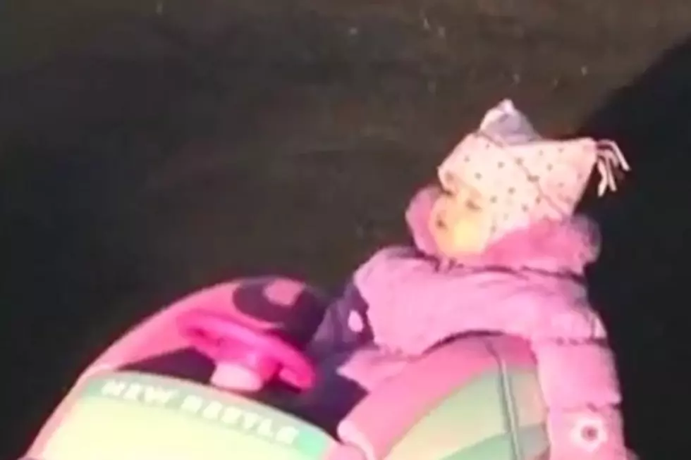 The Cutest Driver You’ll Ever See Asleep at the Wheel [VIDEO]