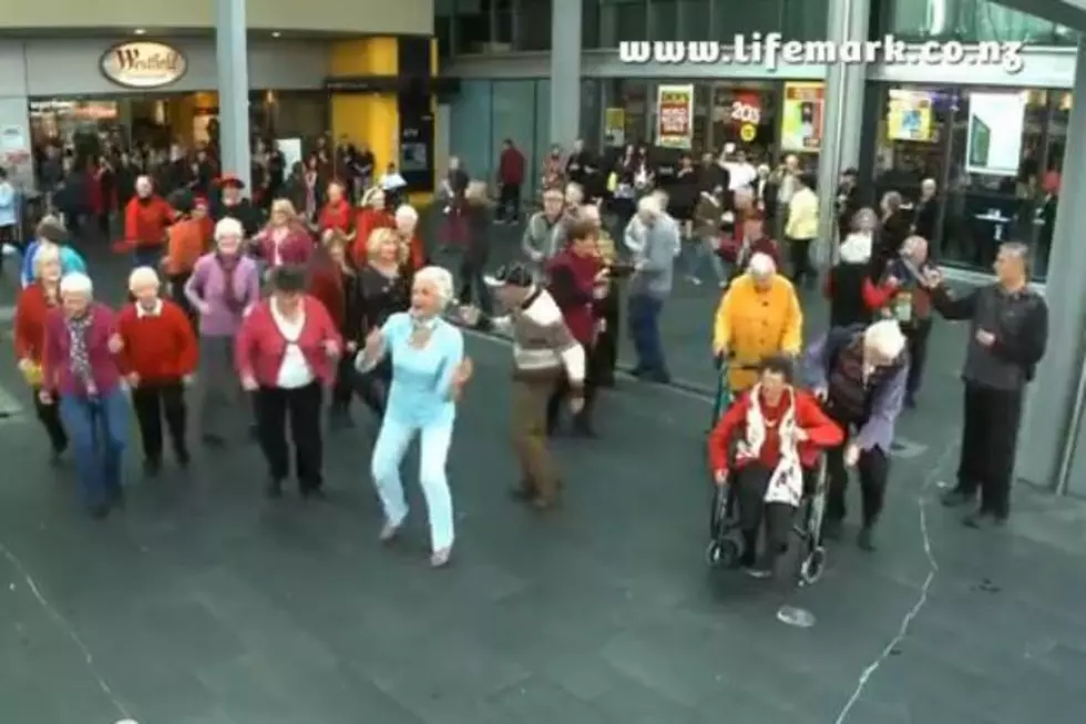 Watch The World&#8217;s Oldest Flash Mob Get Jiggy Wit It