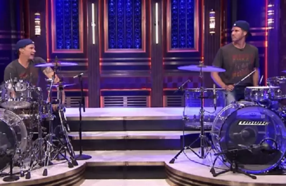 The Great Debate Ends as Will Ferrell Takes on RHCP&#8217;s Chad Smith in Drum Battle