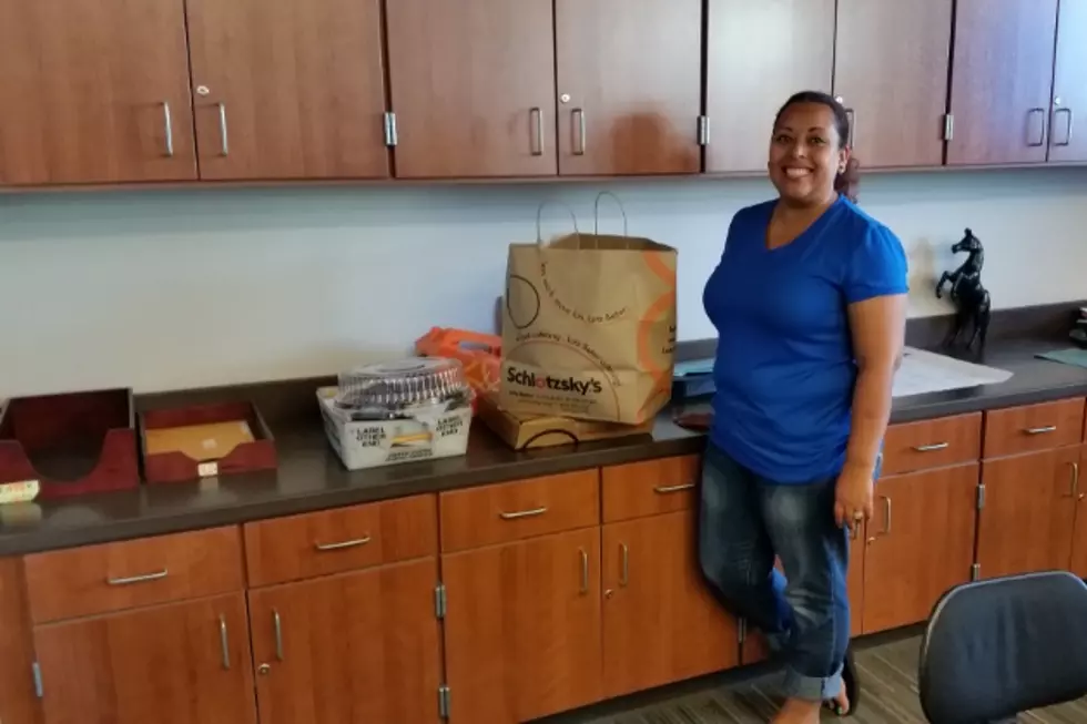 Monica Vriseno Wins Free Lunch from Scholtzsky’s and US 105