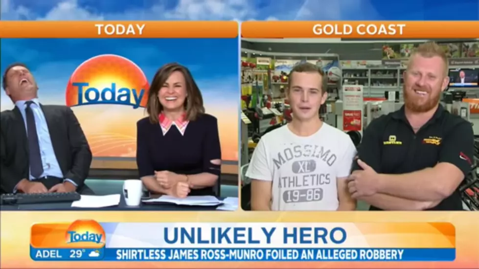 Two Australians Foil Robbery and Give Hilarious TV Interview [Video]