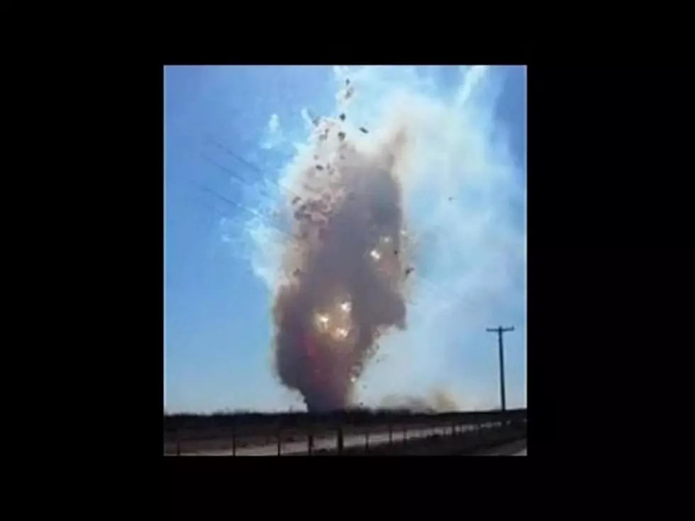 What Detonating 20,000 Pounds of Fireworks Looks Like in Midland