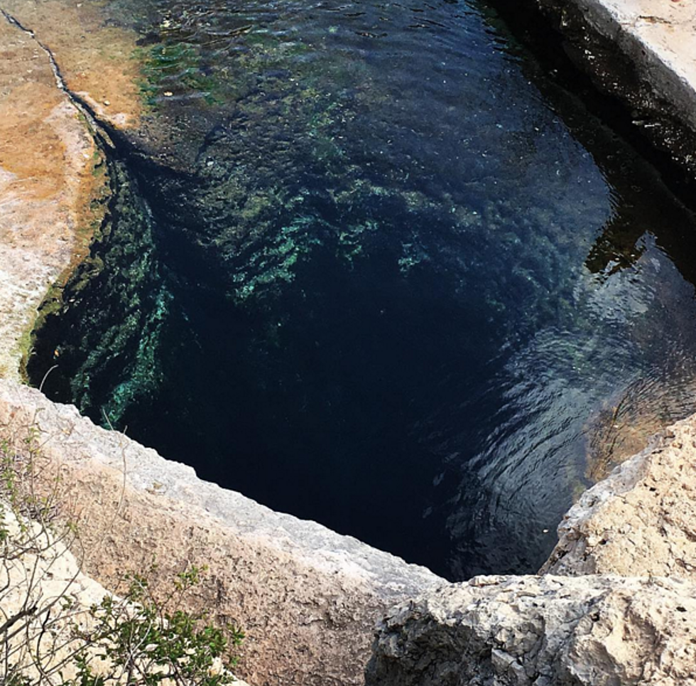 Central Texas Swimming Hole is 100 Feet Deep