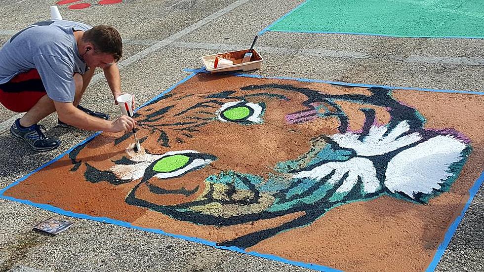 Belton High School’s Student Parking Spaces Become Masterpieces