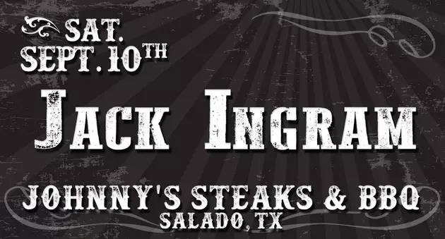 Jack Ingram This Weekend At Johnny&#8217;s Outback