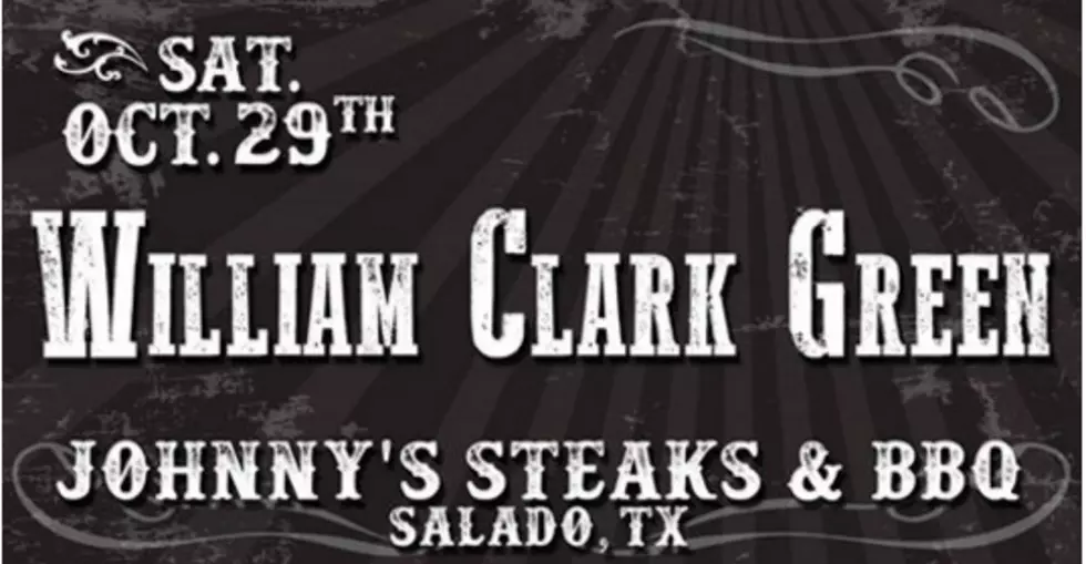 William Clark Green Wraps Up The Lone Star Music Series In Salado on Saturday