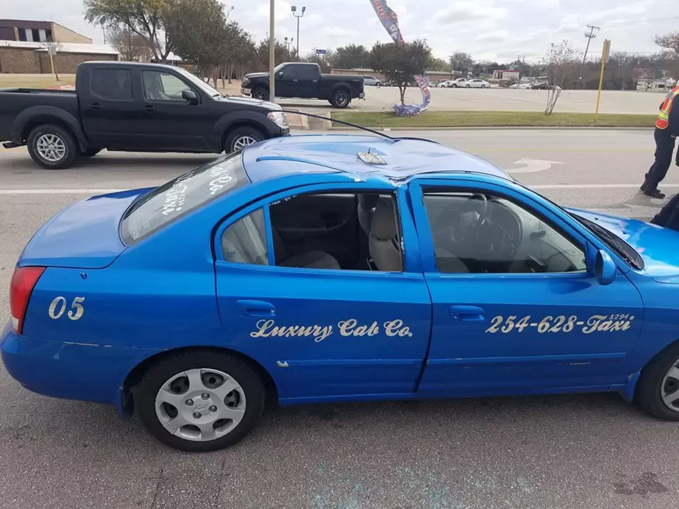 Strong Winds in Killeen Topples Pole Onto Cab, Driver Taken to Hospital