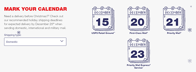 Make Sure Your Holiday Packages Get There On Time!