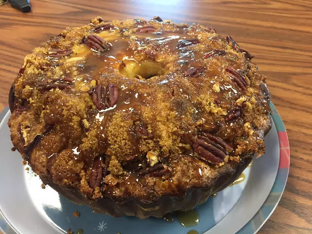 Someone Actually Made Us a Texas Pecan Pie Pound Cake!