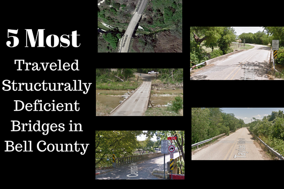 The 5 Most Traveled Structurally Deficient Bridges in Bell County