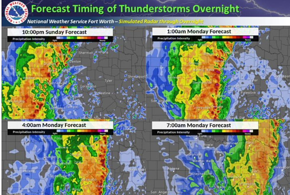 Thunderstorms and Heavy Rain Possible In Bell County Overnight
