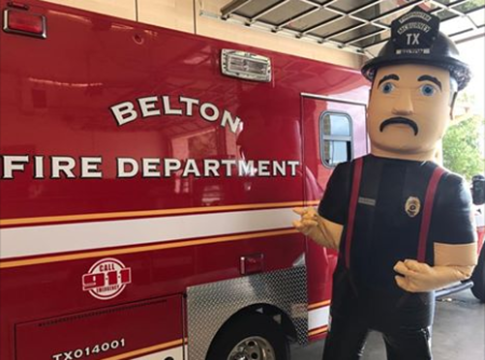 Belton Fire Department Introduces New Mascot