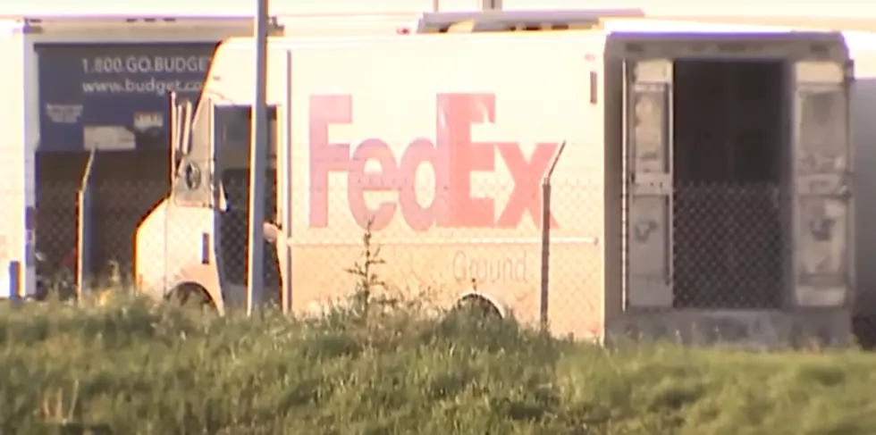 Package Explodes at FedEx Facility in Schertz, Texas