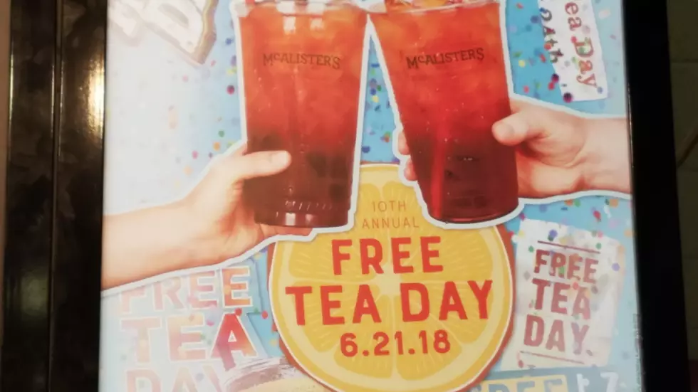 Do You Love McAlister’s Tea? Free Tea Day is Coming!