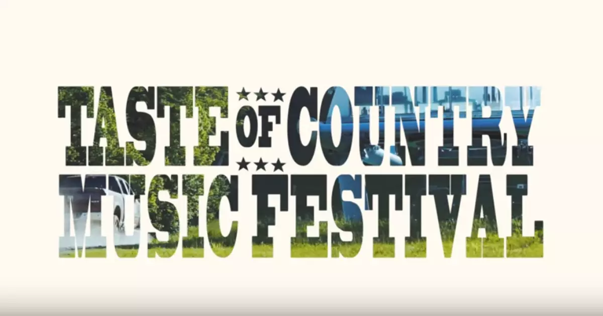 Listen the Taste of Country Music Festival this Weekend!