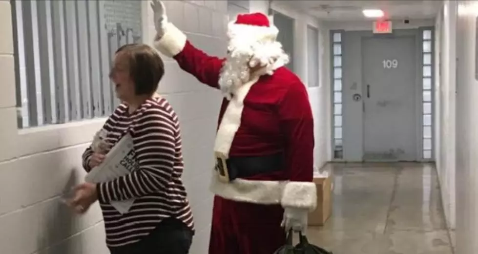 Santa Checks In On Naughty Listers at McClennan Co Jail
