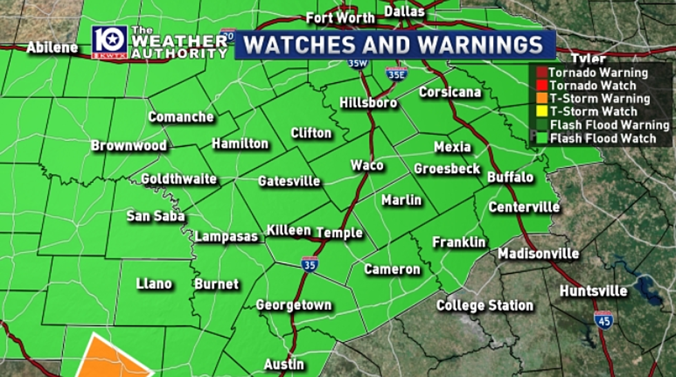 Flash Flood Watch Issued for Bell County