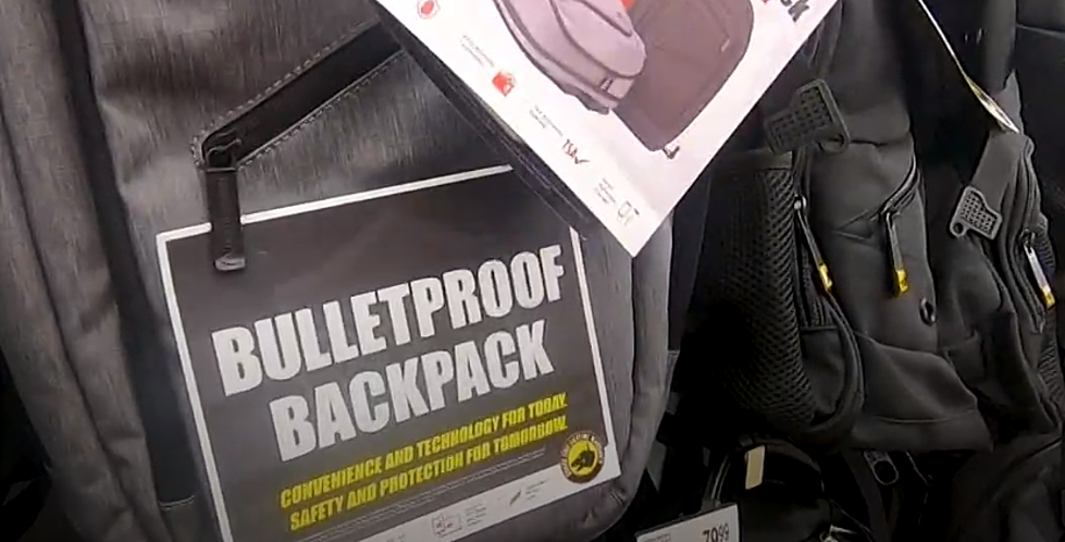 Bulletproof Backpacks Tested at Dallas Gun Range