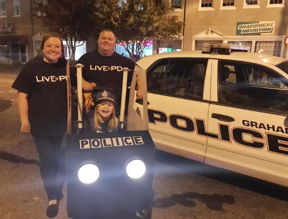 Little Girl Who Loves Police Turns Her Wheelchair Into Cop Car