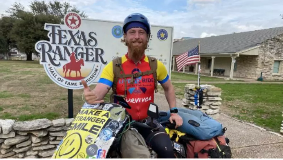 Man Rides Bike Through Central Texas To Raise Suicide Awareness