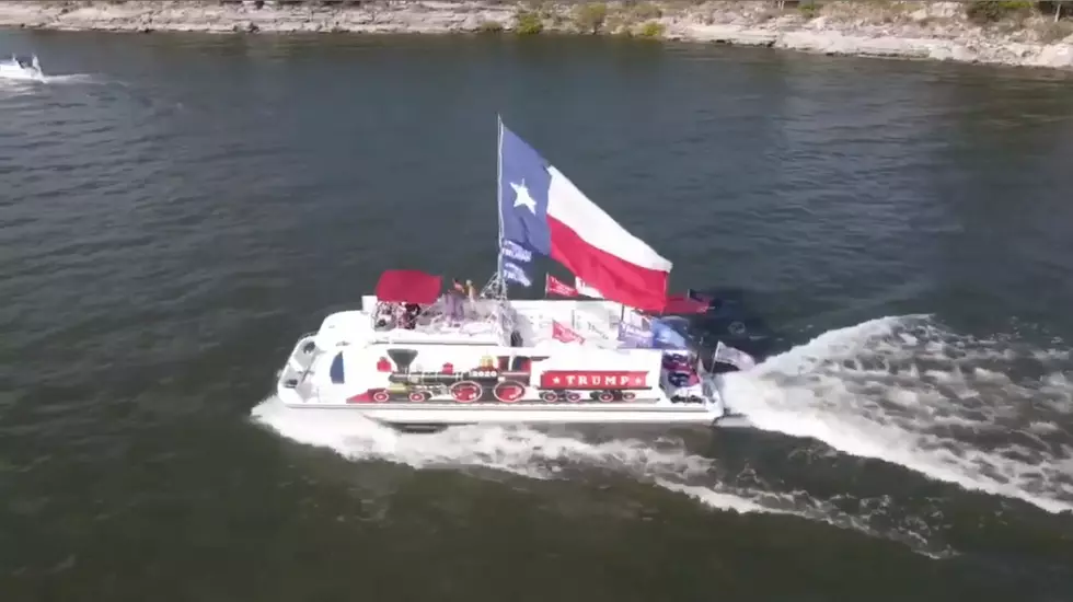 [VIDEO] Drone Footage Shows Large Turnout for Trump Boat Parade