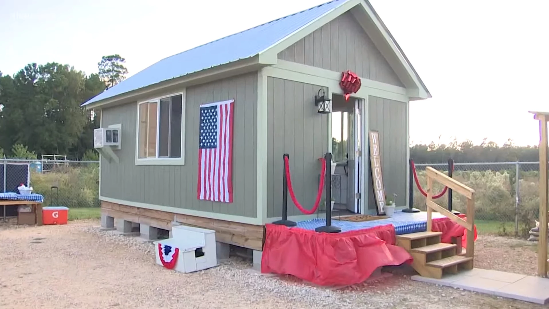 Kingwood ISD students build tiny homes for homeless veterans