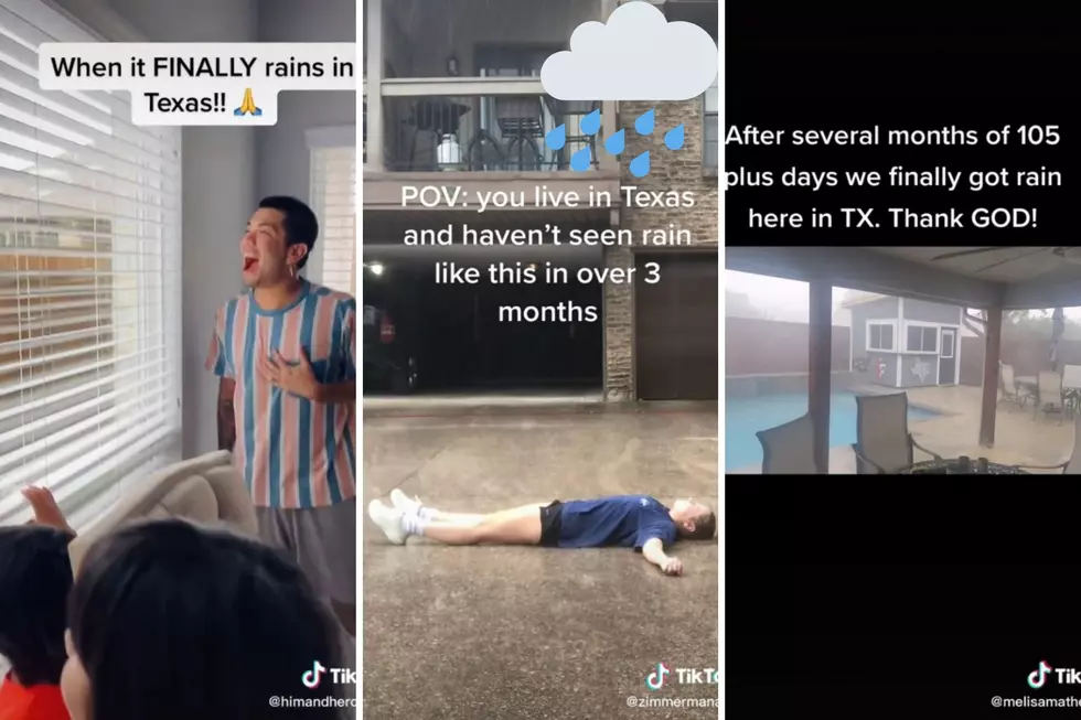More Water, Please! Texans Celebrate The Return Of Rain Showers