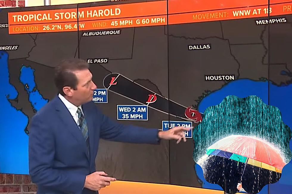 New Rain Predictions For Harold On The State Of Texas