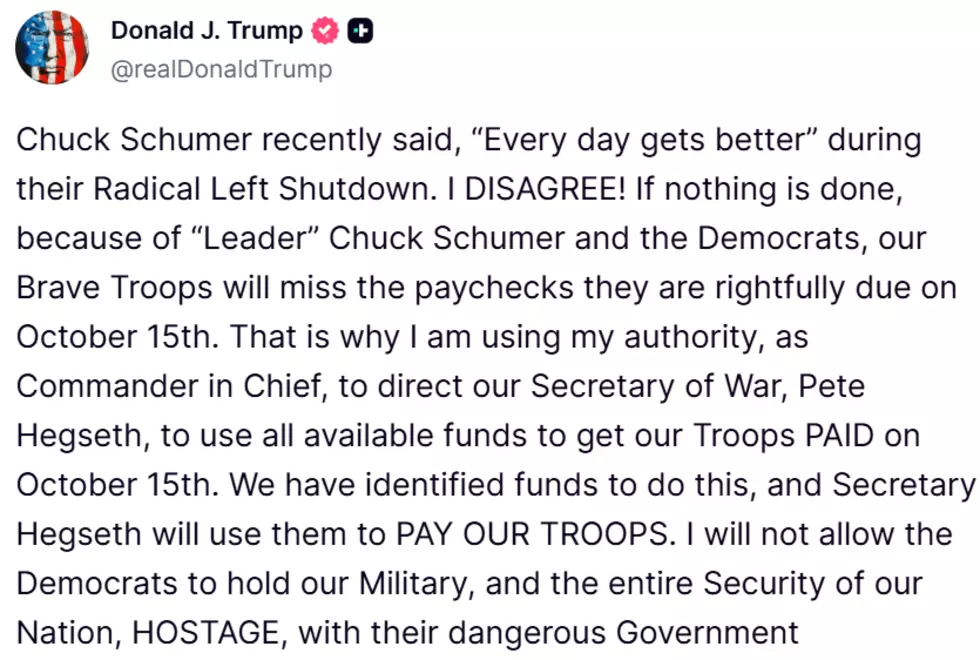 President Trump/Screenshot/Truth Social