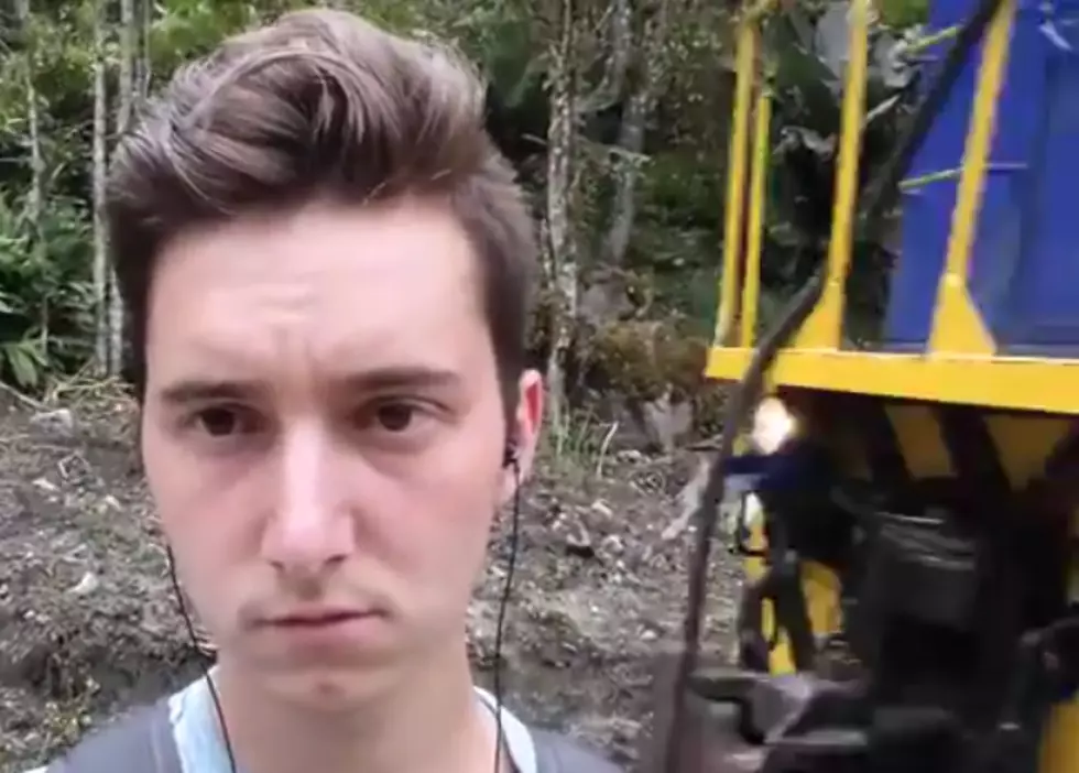 Guy Takes Selfie Too Close To Train and Gets Kicked in the Head For It