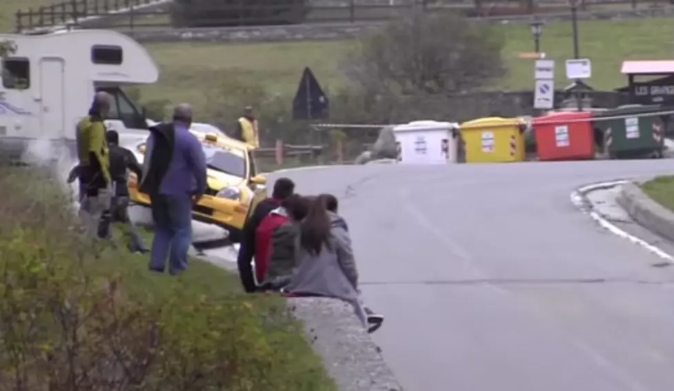 The Ultimate Close Call At Italian Rally Race