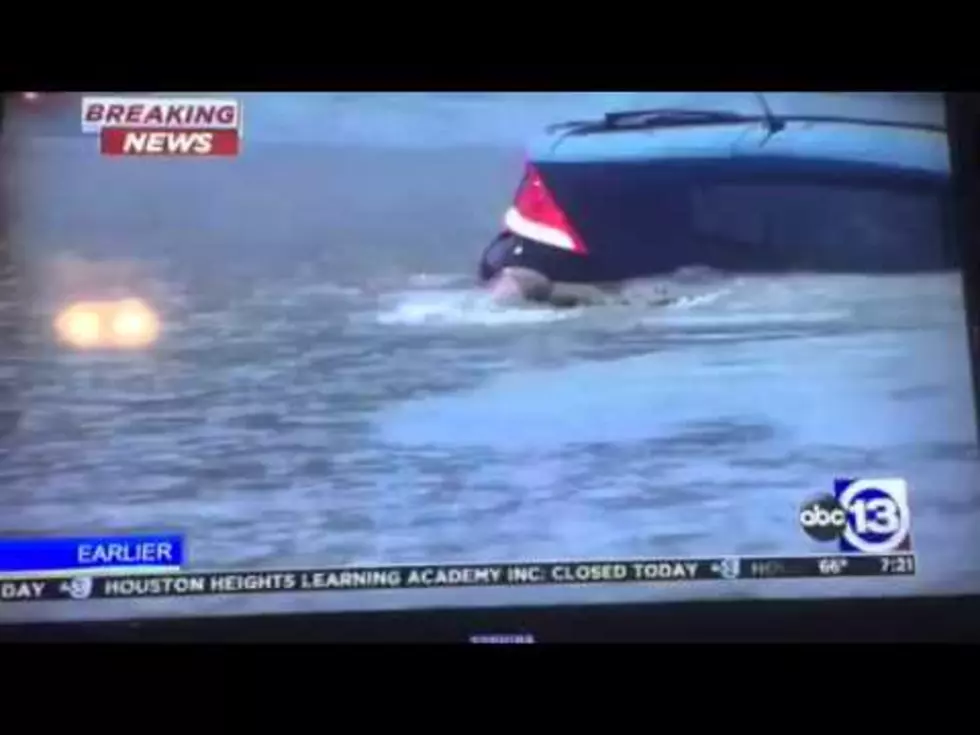 Houston Reporter Rescues Man From Sinking Car on Live TV