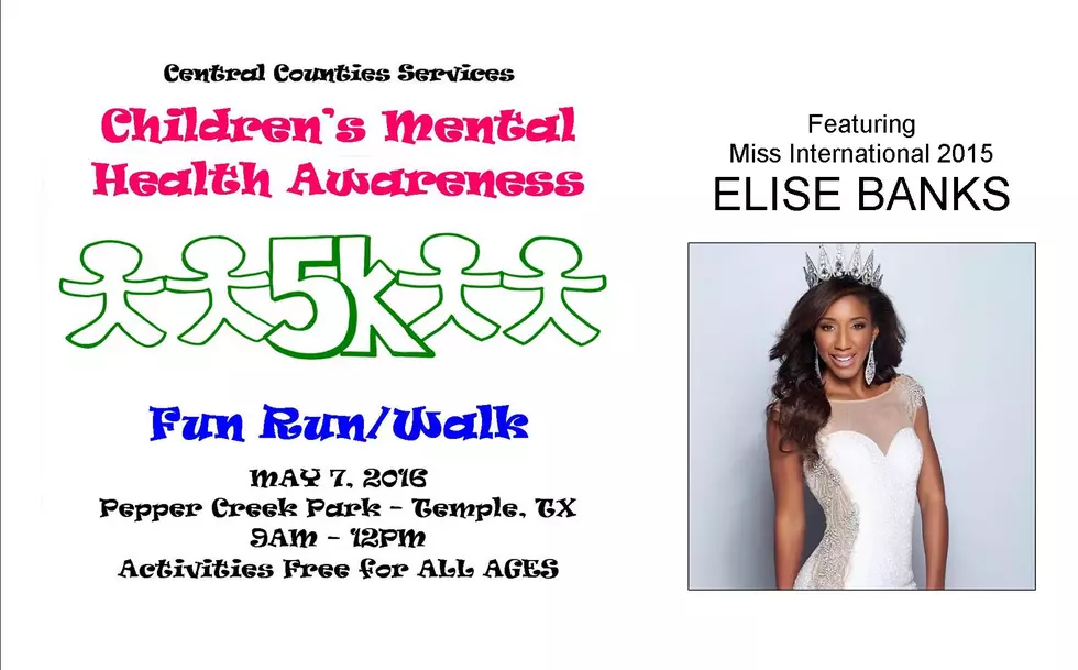 Children’s Mental Health Awareness 5K Run/Walk is Saturday 5/7 in Temple