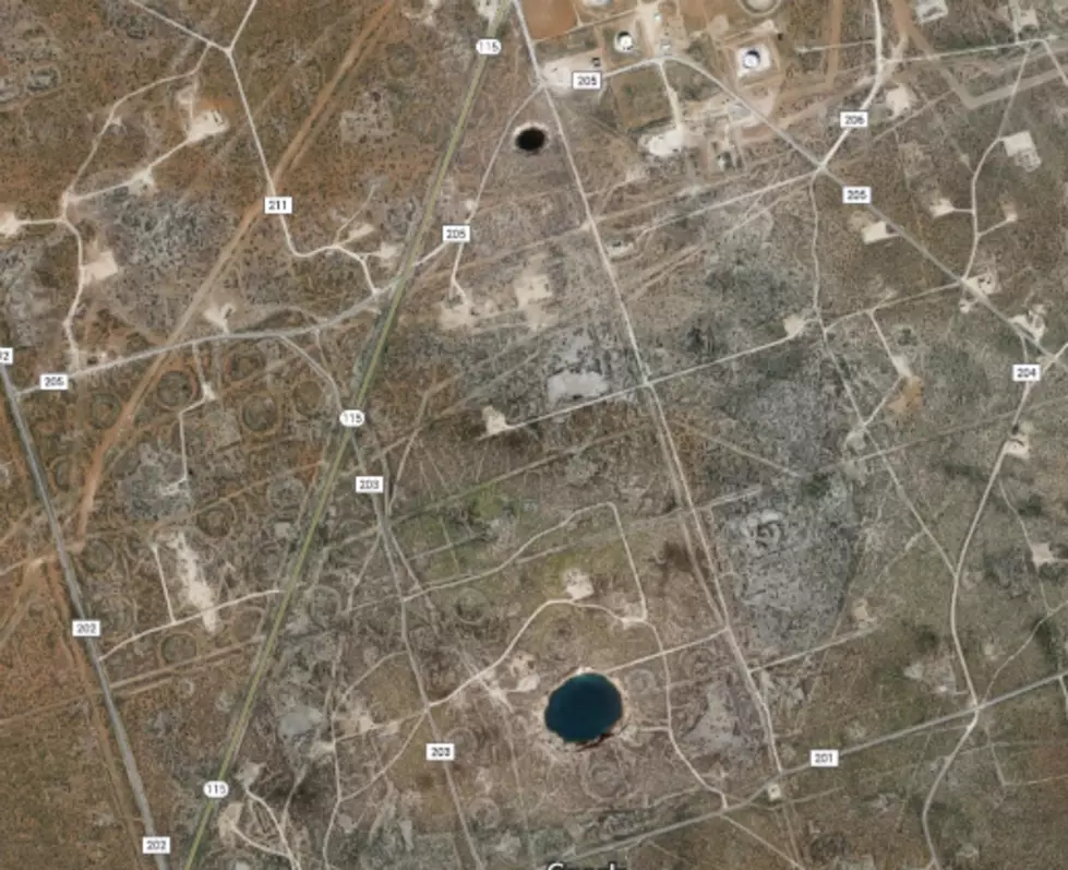 Seperate Massive Sink Holes in West Texas Could Combine