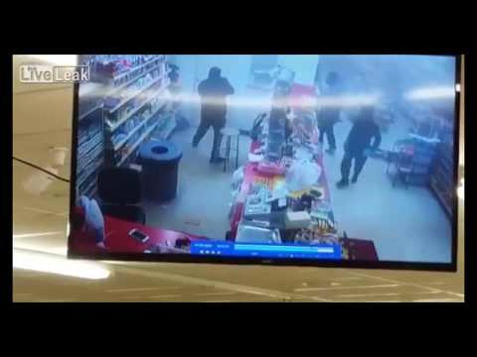 Video Surveillance Captures Terrifying Armed Robbery Attempt in Houston