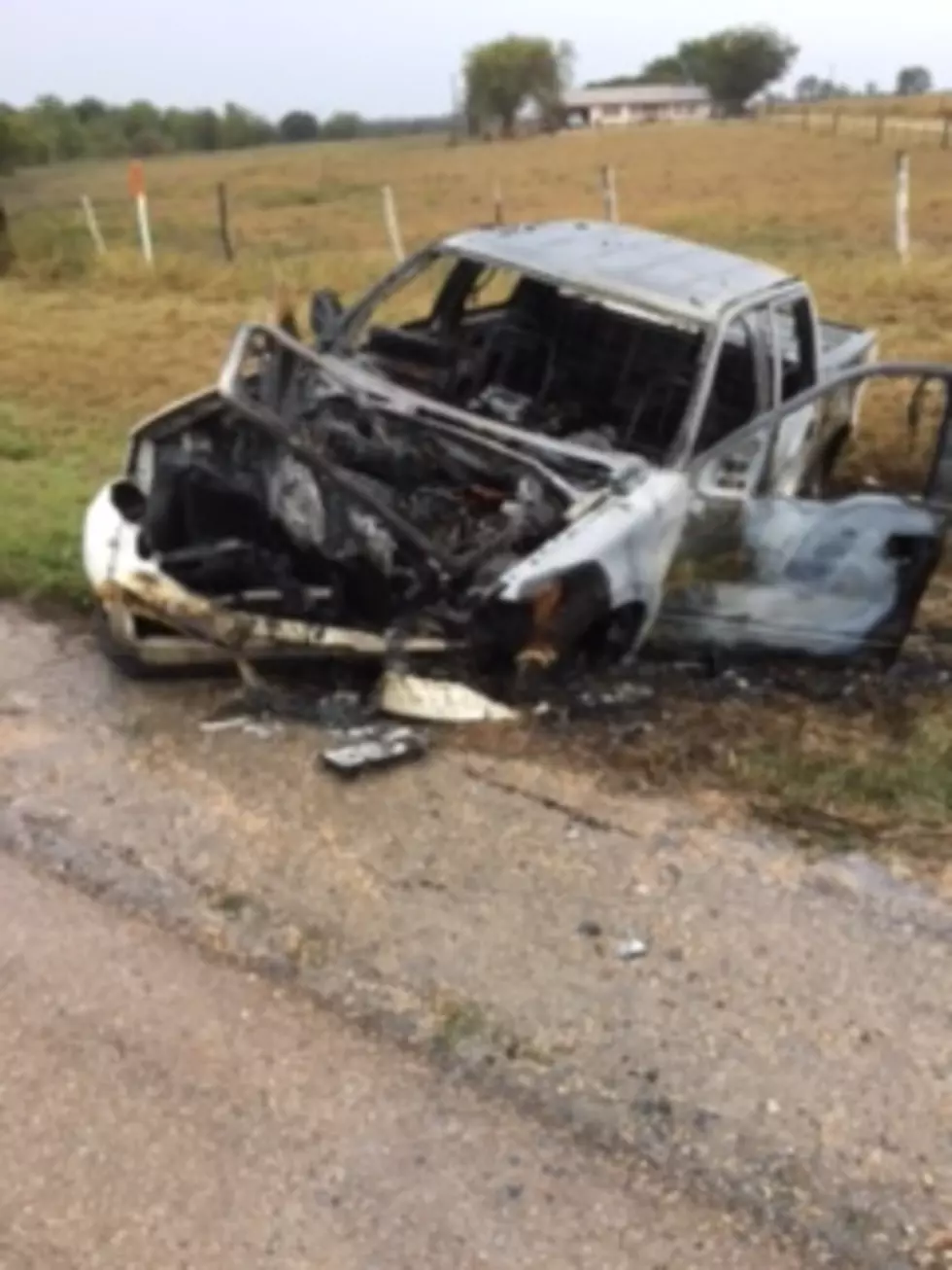 One-Vehicle Crash Leads to Unexpected Pyrotechnics