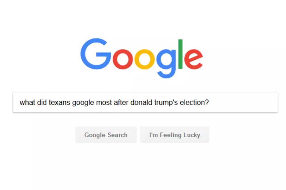 Texans Googled Important Info After Donald Trump’s Election