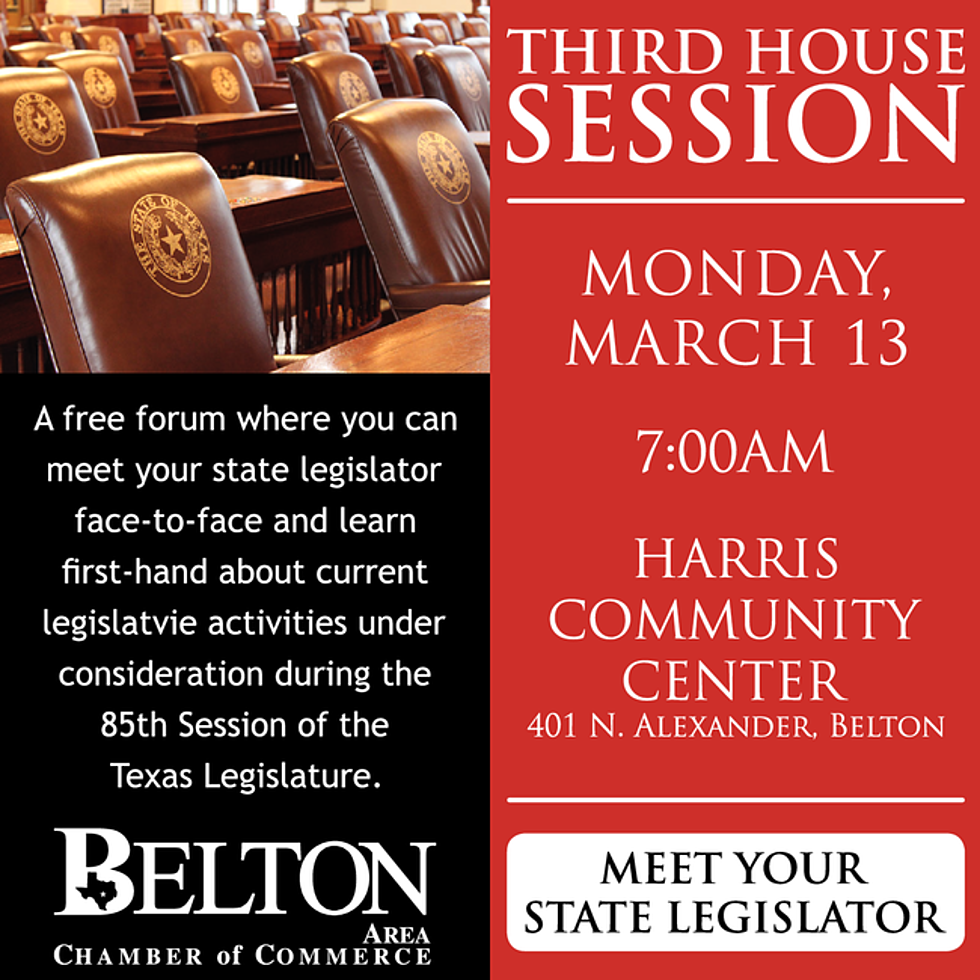 Belton Chamber Presents State Representative Forum Monday