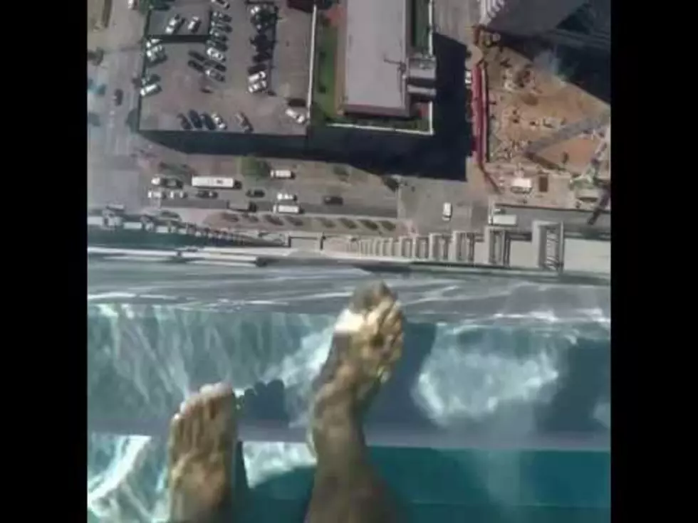 The Tallest Pool in Texas has a Glass Bottom