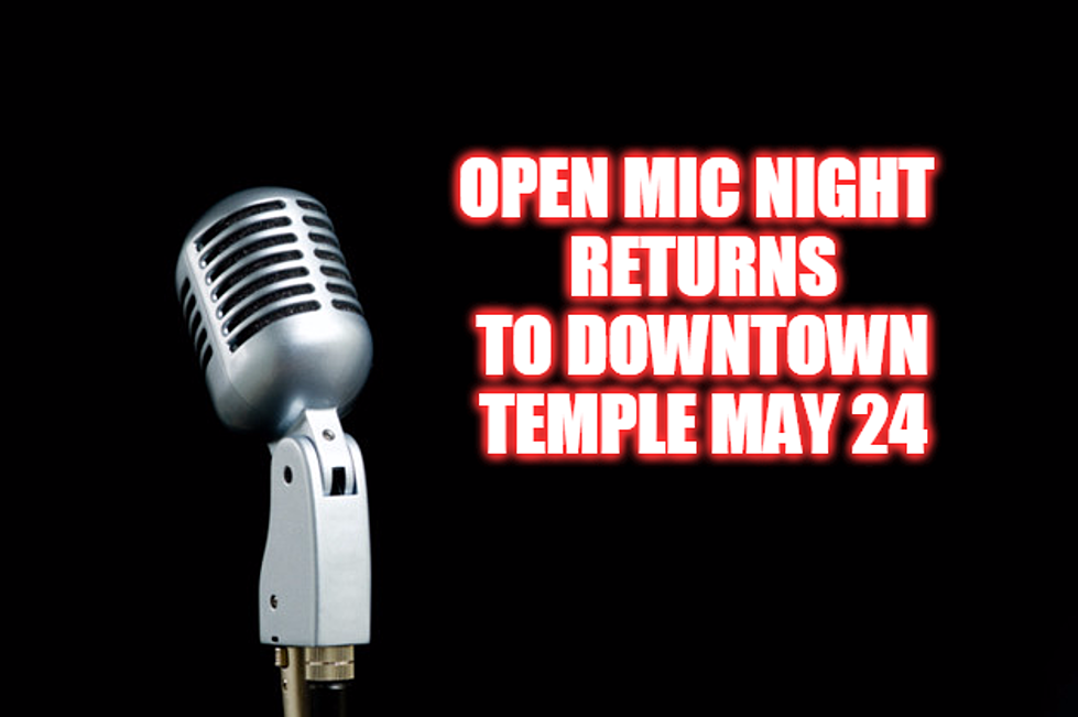 Open Mic Night Returns to Downtown Temple May 24