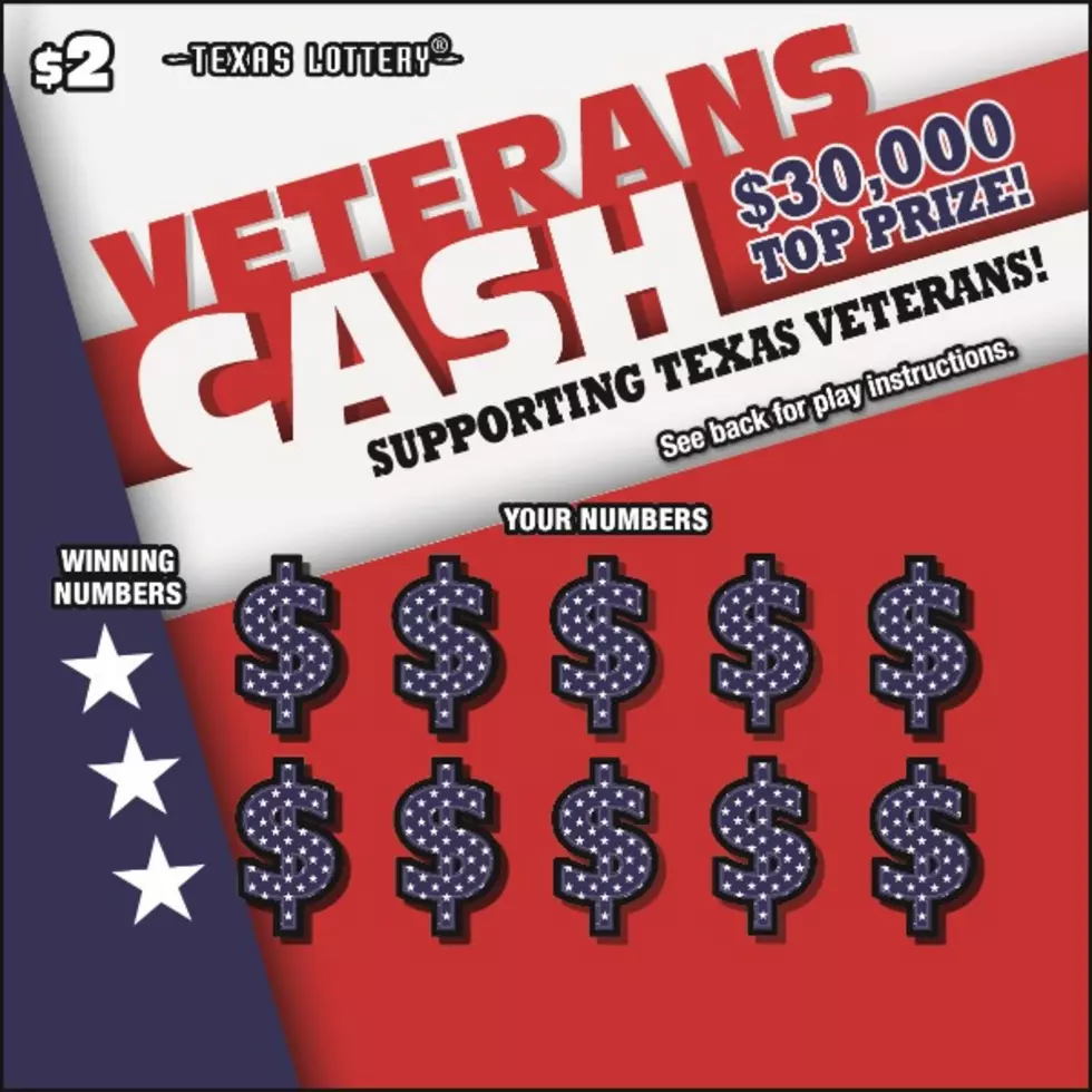 Play Veterans Cash and Support Texas Veterans
