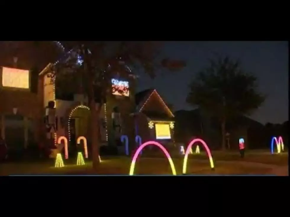 Houston Astros Christmas Light Display