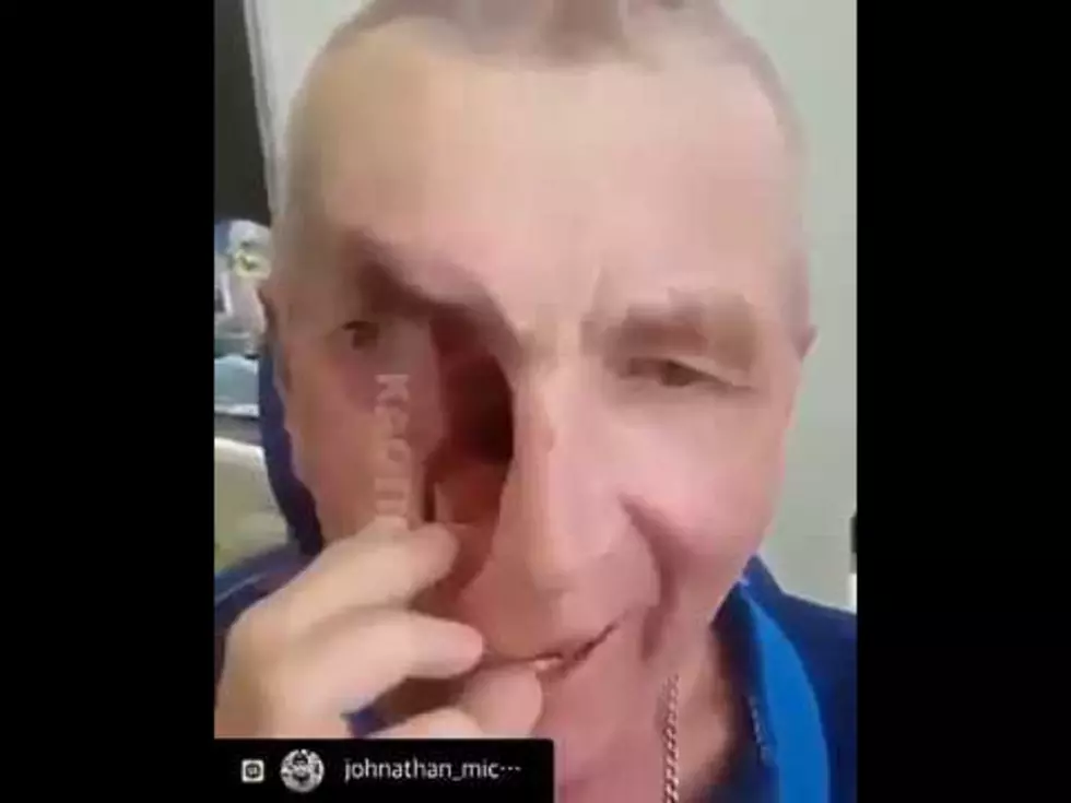 Man Takes His Face Off