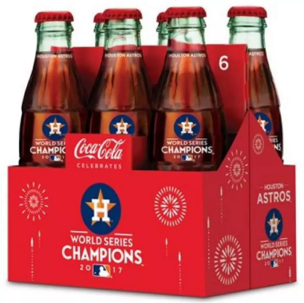 Coca Cola Issues Special Houston Astros Cans & Bottles