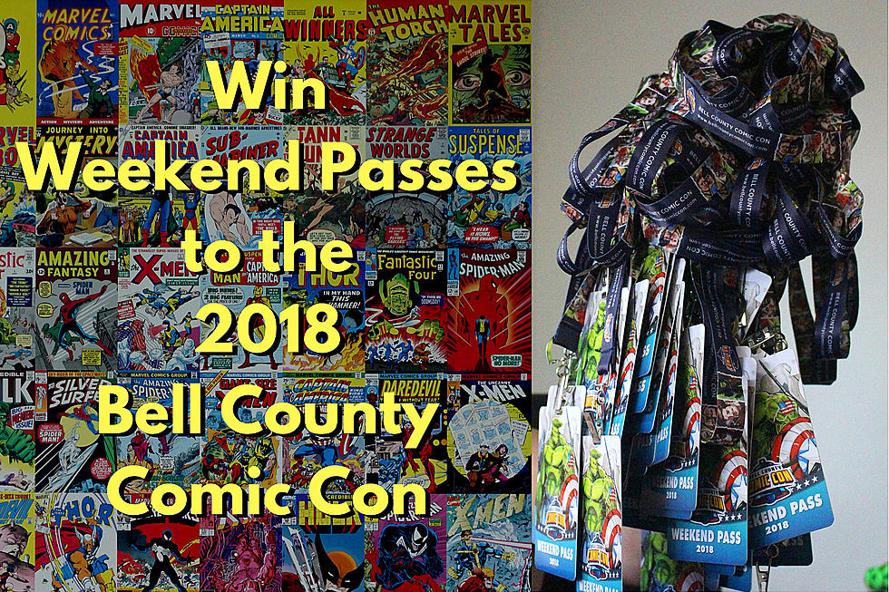 Win Weekend Passes to the 2018 Bell County Comic Con