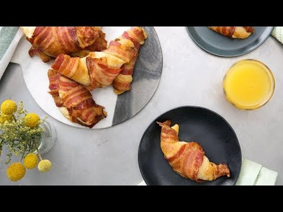 Bacon-Wrapped Breakfast Croissants Will Bring Back Fun Food