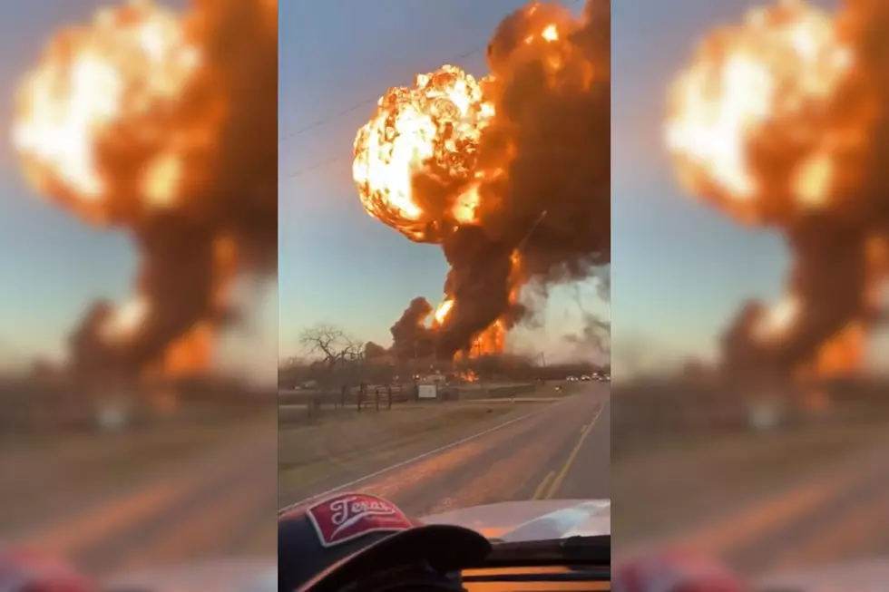 VIDEO: Train vs Semi Collison Leads to Massive Fireball, But No Injuries Reported in Milam County
